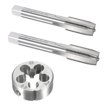 16mm x 1.5 HSS Metric Tap and Die Set Right Hand Thread,Tapping DIY Tool 3pcs...