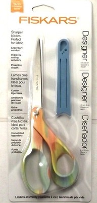 Fiskars 195512 8'' Designer Scissors With Sheath