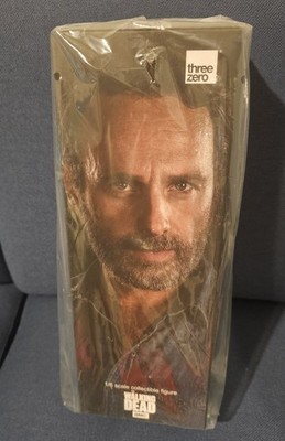 Threezero 1/6 The Walking Dead Rick Grimes Beard Season 7 Action Figure TWD 