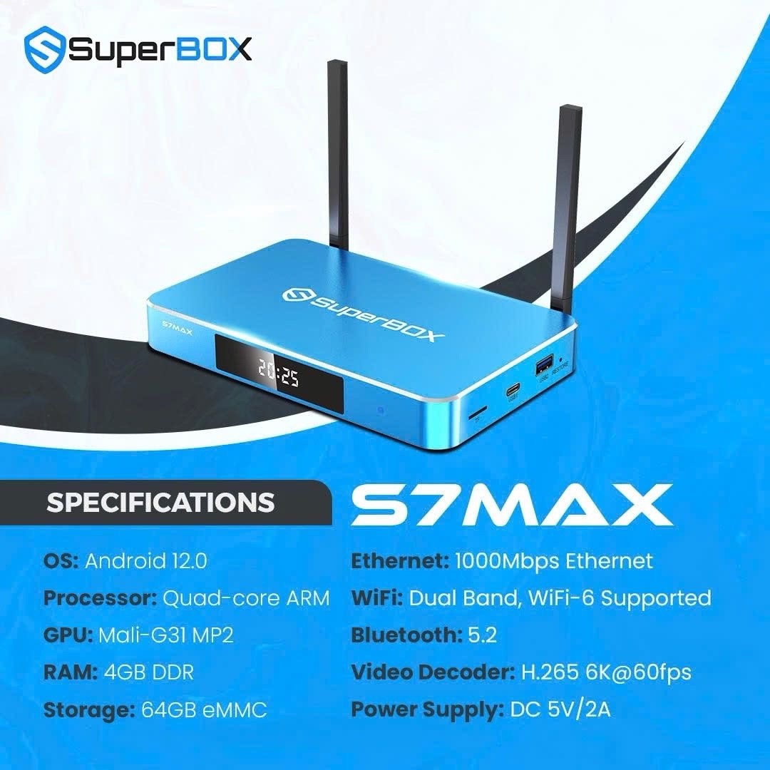 🔥 NEW RELEASE 2026 SUPERBOX S7 MAX - Better Than S6 Max, Ultra, 1