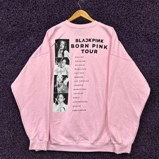 BlackPink Born Pink Tour K-Pop Girl Band Crewneck Sweater 2X