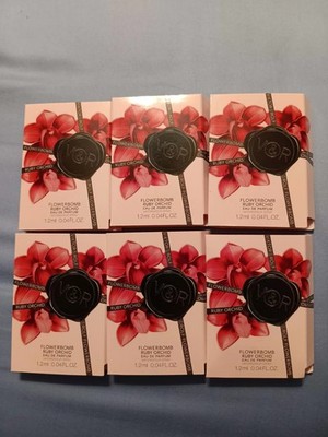 Viktor&Rolf Flowerbomb Ruby Orchid Eau de Parfum 6 Samples Vial Sprays 0.04 oz