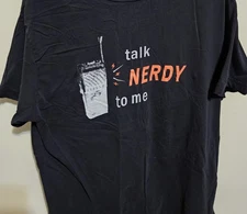 Radioshack T-Shirt Talk Nerdy To Me Radio Shack Size XL