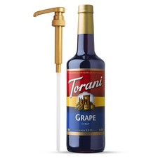Torani Grape Syrup, Pump Included, 25.4 Fl Oz