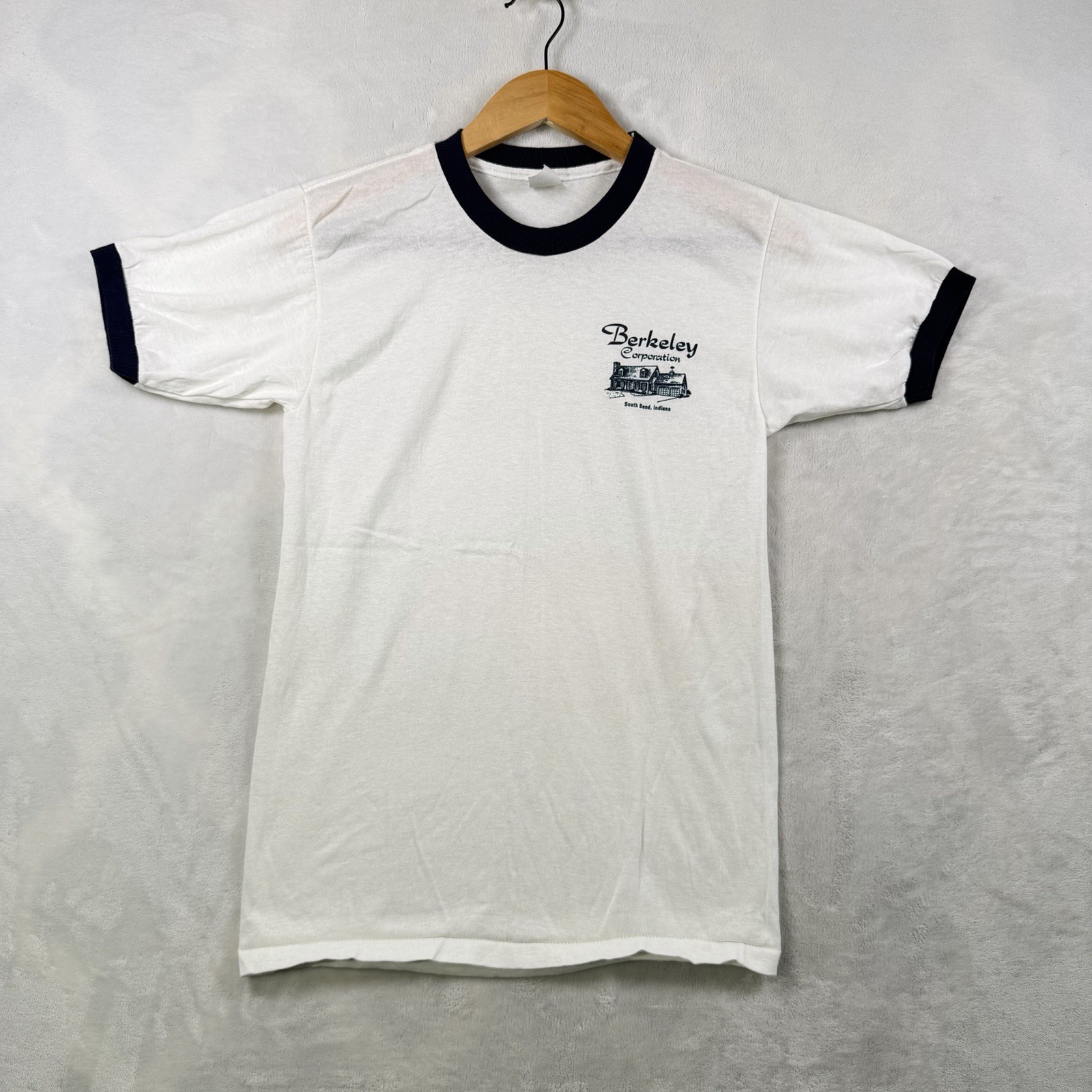 Vintage 80s Berkeley Corporation South Bend Indiana TShirt Size Medium