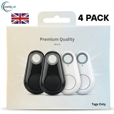 4x Anti Verlust Alarm GPS Tracker Bluetooth Schlüsselfinder Hund Locator Smart Tag Kind
