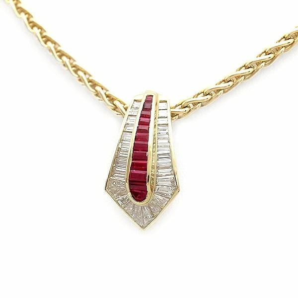 PICCHIOTTI Peerless Necklace Ruby Diamond 750YG P… - image 1