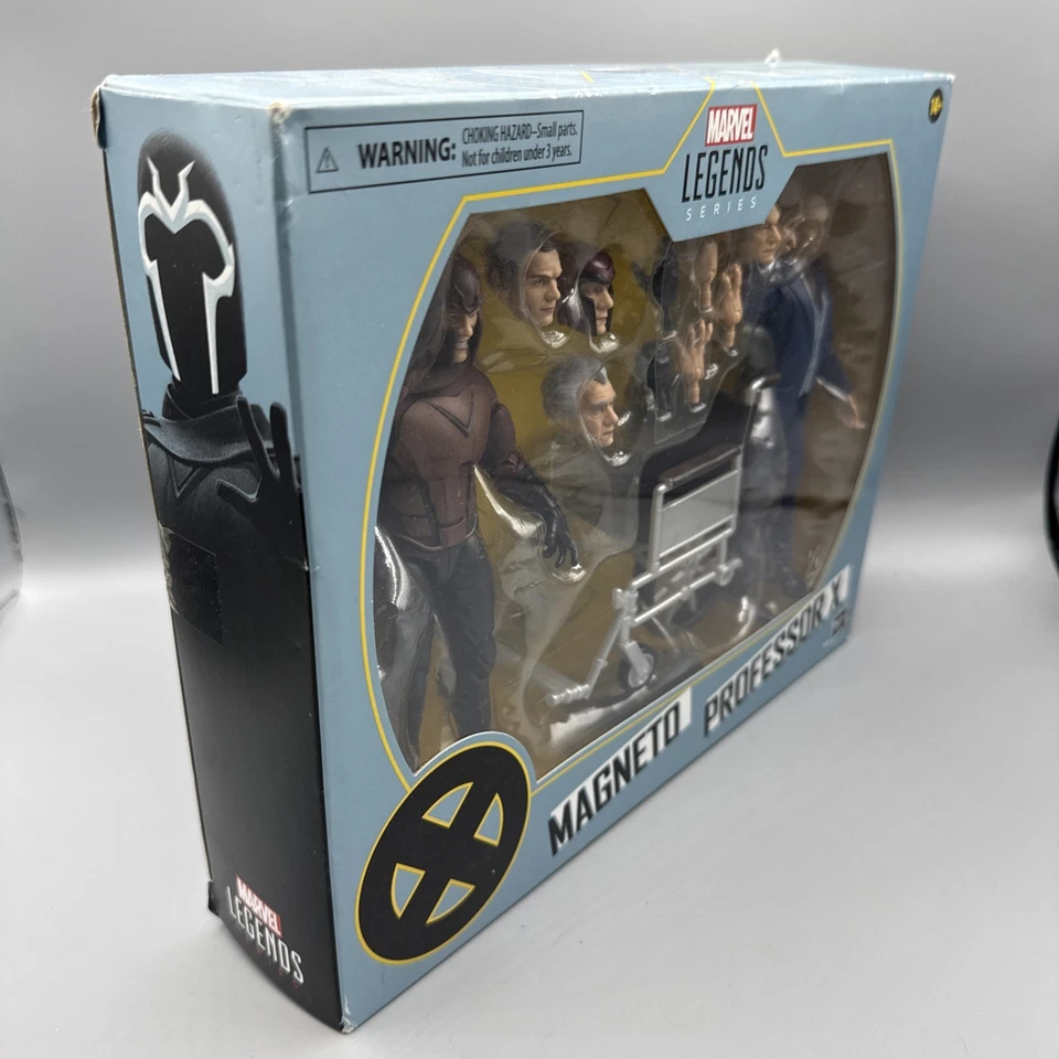 Marvel Legends X-Men Magneto y Profesor X Paquete de 2 Nuevo Precintado Foto 2 de 4