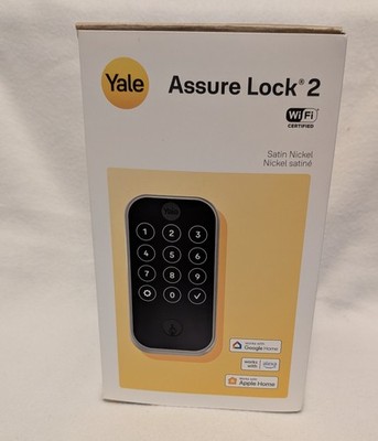 NEW Yale YRD420-WFI-619 Assure Lock 2 Touchscreen with Wi-Fi Satin Nickel