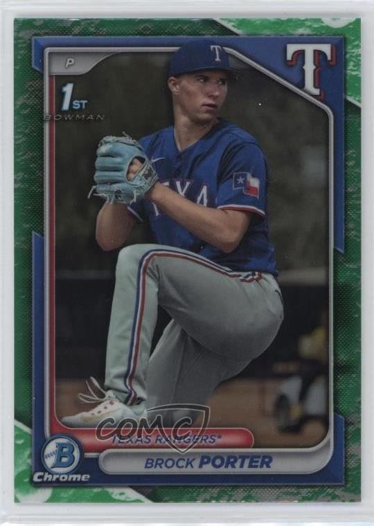 2024 Bowman Chrome Prospects Lunar Glow Refractor Brock Porter #BCP-36 16xg