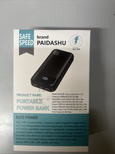 PAIDASHU 27000mAh Portable Power Bank 22.5W Fast Charging USB-C Dual USB Output