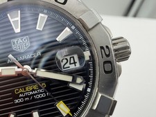 TAG HEUER Aquaracer WBD2110-0 Teaked Black Dial Calibre 5 Automatic - 41 mm 9