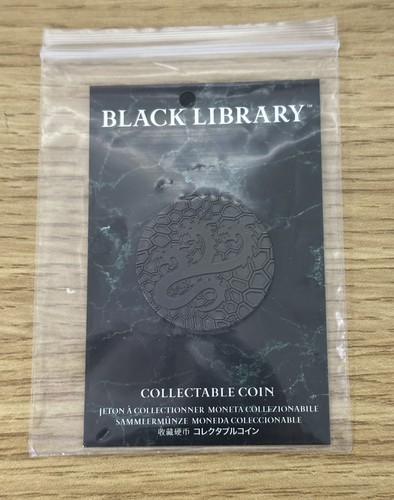 Black Library Collectible Coin | Alpha Legion | Warhammer 40k | Games Workshop - Picture 1 of 3