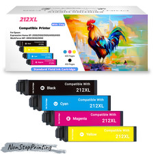 Compatible 212XL Ink Cartridge for Epson WF-2830 WF-2850 XP-4100 XP-4105 4PK