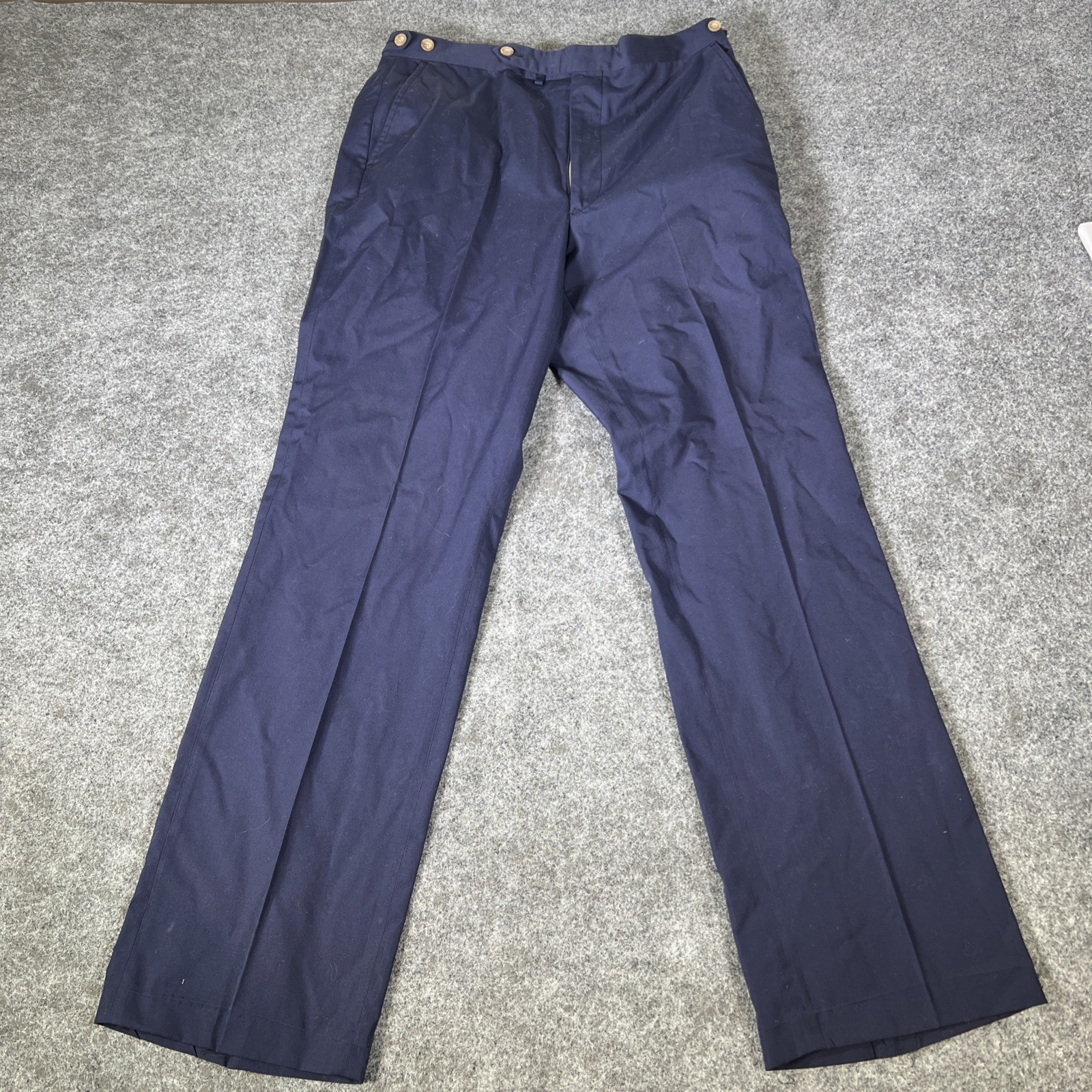 Pants Mens W34 Navy Blue Vintage