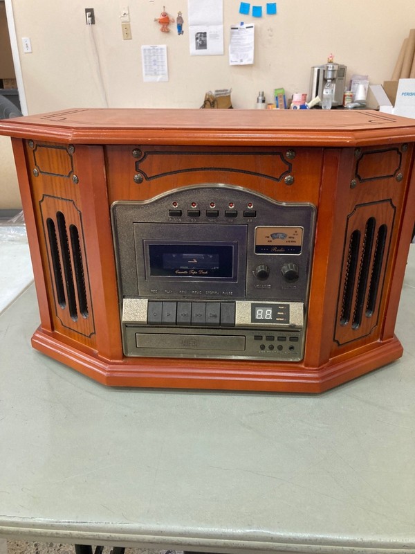 Victoria Tunewriter III Wood Retro Music Center 7-In-1