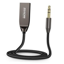 Bluetooth 5.4 Car Aux Adapter, Handsfree Calls, Wireless Music Streaming for