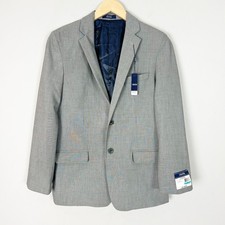 NEW Izod Light Heather Gray Blazer Suit Jacket Sport Coat Youth Size 16 Boy s