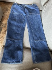 Ben Davis USA Made Double Knee Carpenter Jeans 36X32 Deep Pockets Great Cond.