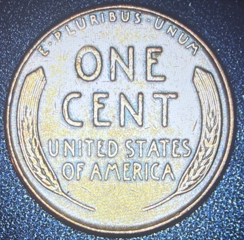 1952 S LINCOLN Wheat Cent - Die Chip Error - Picture 3 of 3