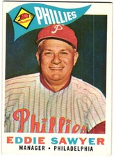 1960 Topps Eddie Sawyer #226 VGEX Mild corner crease