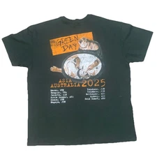 GREEN DAY - 2025 TOUR - GREEN Asia Australia T-SHIRT Size XXL OFFICIAL MERCH