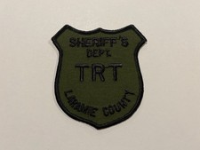 Laramie County Sheriff TRT Wyoming Police Patch WY
