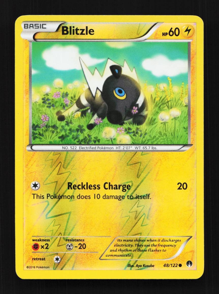 Blitzle 48/122 LP BREAKpoint English Pokemon Card TCG
