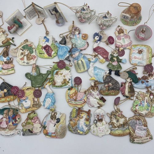 Riesiges Konvolut SCHMID BEATRIX KERAMIK Porzellan Ornamente. EUC 38 Teile