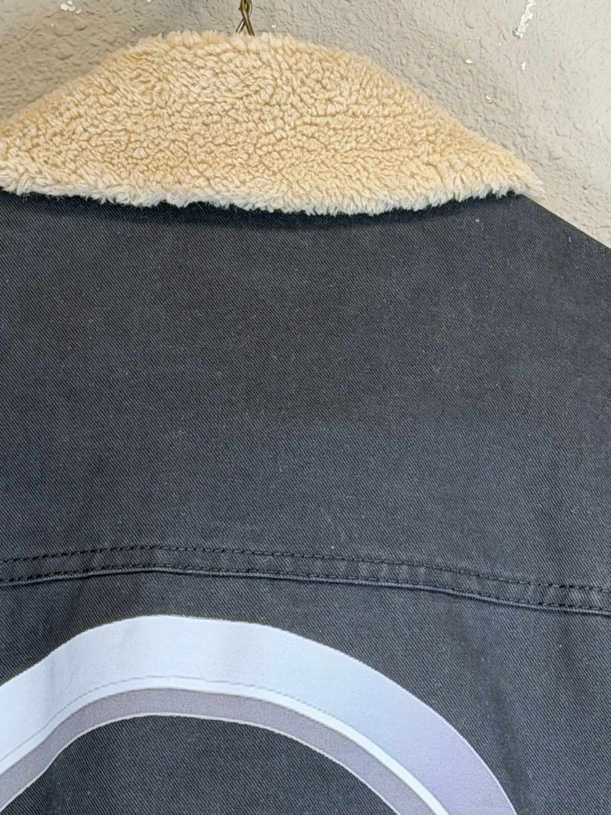 Nissan 370Z Men's Sherpa Lined Canvas Jacket Black Size Medium - product detail image 15