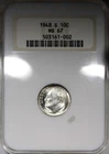 1948-S Roosevelt Dime NGC MS67 Old Thick Fatty Holder
