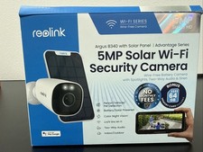Reolink 5mp Solar Wifi Security Camera Argus 8340 With Solar Panel