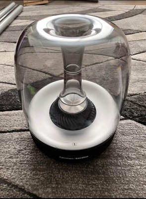 Harman Kardon Aura Studio 2 Subwoofer Wired AUX Dome Clear/Black Transparent