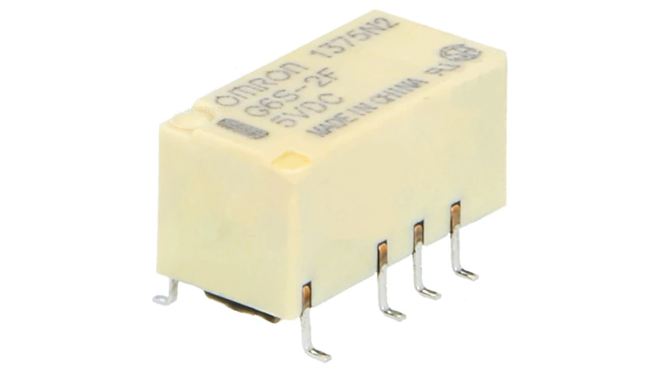 DPDT electromagnetic relay Coils 5VDC 0.5A/125VAC G6S-2F 5VDC /T2UK