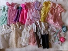 Vintage 1980s 1990s Barbie Ken Doll Clothing Dresses  Bridal Accessories Lot