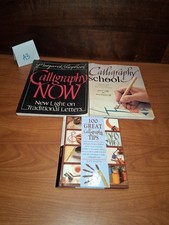 Lot of 3 Books on Calligraphy Handwriting Art