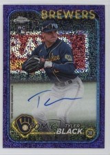 2024 Chrome Update Purple Speckle Refractor 262/299 Tyler Black Rookie Auto RC