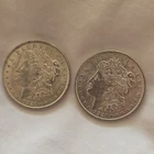 Silver Dollar 1 oz Morgan Dollar Coins 1921 $1 Lot of 2 E PLURIBUS UNUM