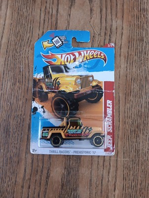 Hot Wheels, Jeep Scrambler, Thrill Racers-Prehistoric '12, 1:64-New