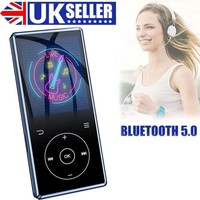 Support 128GB Portable Bluetooth MP4/MP3 Music Player Media FM Radio Recorder