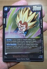 Vegeta Mini FP-041 Promo Holo Silver Stamp Dragon Ball Fusion World 