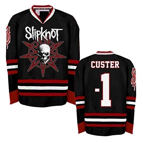 Slipknot Hockey Jersey V-neck Hockey Jersey Full Size S to 5XL US1833