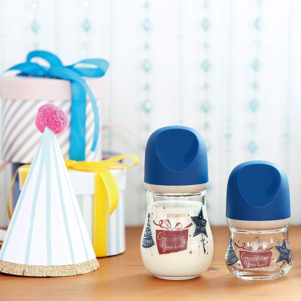 Pigeon Breastfeeding Bottle my Precious gift 0 months~ [Heat-resistant glass 80m
