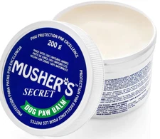 Musher’s Secret Dog Paw Wax 200g – Natural Paw Balm for Dogs with Vitamin E, New