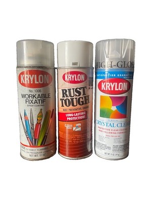 Vintage Spray Paint, Krylon Lot Of 3. Graffiti Collectibles. Free Shipping