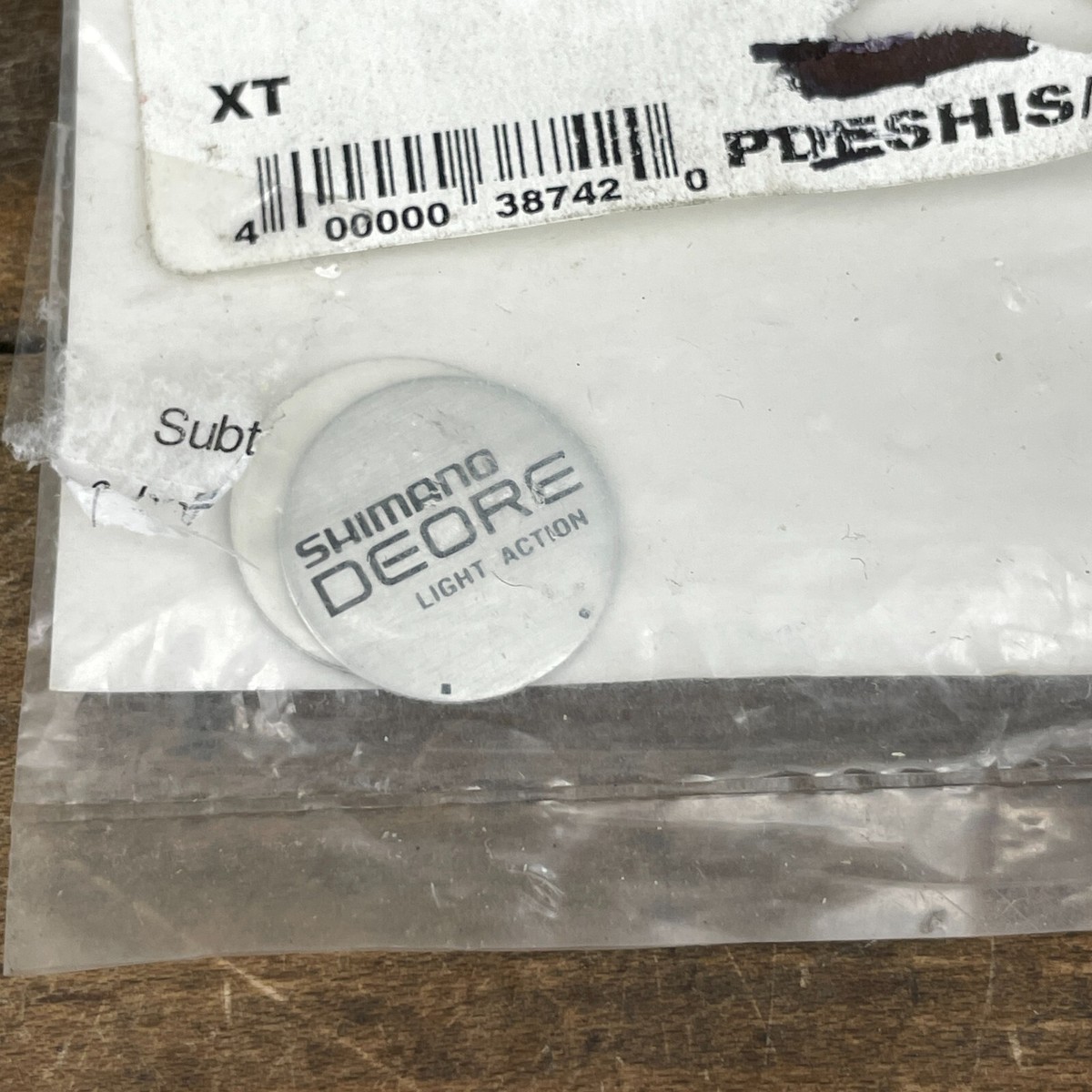 back number3rdデモCD then fish Vintage Shimano Deore Shifter Top Cap MTB 80s Index 3s NOS