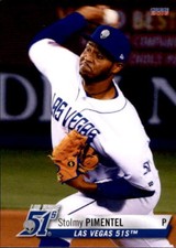 2016 Las Vegas 51s Choice 20 Stolmy Pimentel Dominican Republic DR Baseball Card