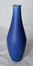 Gustavsberg blue elegantly shaped Scandinavian vase, circa 1950-60 (b)