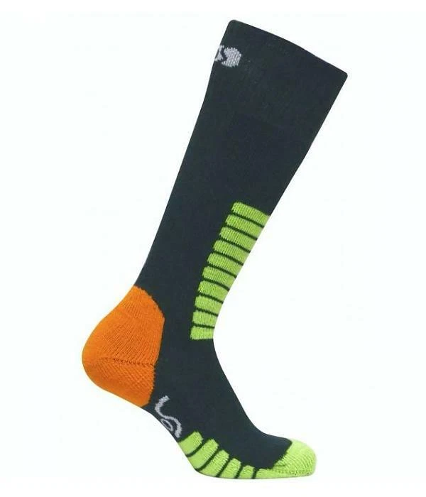 SMALL KIDS EUROSOCK OTC SKI SUPREME SKI SOCKS (ANTHRACITE) 3XS SHOE SIZE: 10 13