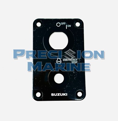 Suzuki Outboard Rounded Start Switch Plate